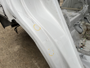 Quarter wing rear right VW Taos 22-25 on the body, white, pokes
