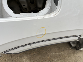 Quarter wing rear right VW Taos 22-25 on the body, white, pokes