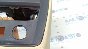 Rear center console trim BMW 3 G20 19-26 beige, with air duct, scratch