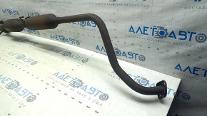 The exhaust pipe with the catalytic converter Nissan Kicks 18-25 is rusty