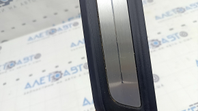 Front left outer door sill trim BMW 3 G20 19-26 chrome, BMW inscription, scratches