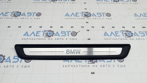 Front right outer door sill trim BMW 3 G20 19-26 chrome, BMW inscription, scratches