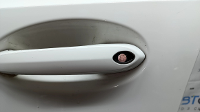 Front left door assembly BMW 3 G20 19-26 keyless, white 300, missing door handle plug, torn seal