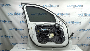 Front left door assembly BMW 3 G20 19-26 keyless, white 300, missing door handle plug, torn seal