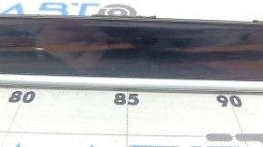 Kia Sorento 19-20 front panel molding in ebony, chrome finish