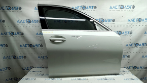 Front right door assembly BMW 3 G20 19-26 keyless, white 300, missing part of door seal