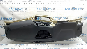 Front dashboard with AIRBAG BMW 3 G20 19-21 black with beige Canberra Beige, without projection, dry-cleanable