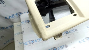 Front dashboard with AIRBAG BMW 3 G20 19-21 black with beige Canberra Beige, without projection, dry-cleanable