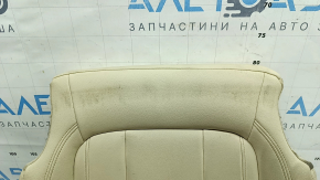 Driver's seat cushion upholstery for BMW 3 G20 19-22, Canberra Beige leather, heated, dry-cleanable