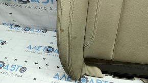Driver's seat cushion upholstery for BMW 3 G20 19-22, Canberra Beige leather, heated, dry-cleanable
