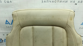 BMW 3 G20 19-22 passenger seat cushion upholstery, Canberra Beige leather, heated, dry cleanable