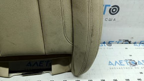 BMW 3 G20 19-22 passenger seat cushion upholstery, Canberra Beige leather, heated, dry cleanable
