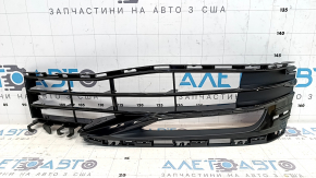 Lower grille front bumper right BMW 5 G30 17-20 black gloss