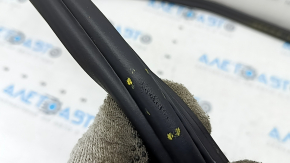 Rubber seal for the trunk door of a Porsche Macan 15-25, worn