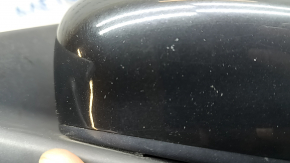 Left side mirror assembly Nissan Kicks 18-24 SR 12+2 pins, black KH3, with turn signal, with camera, heated, sand, scratches