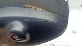 Left side mirror assembly Nissan Kicks 18-24 SR 12+2 pins, black KH3, with turn signal, with camera, heated, sand, scratches