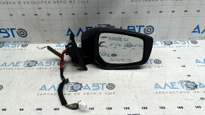 Right side mirror assembly Nissan Kicks 18-24 SR 12+2 pins, black KH3, with turn signal, with camera, heated, sand, scuffs