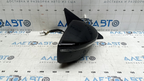 Right side mirror assembly Nissan Kicks 18-24 SR 12+2 pins, black KH3, with turn signal, with camera, heated, sand, scuffs