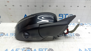 Right side mirror assembly Nissan Kicks 18-24 SR 12+2 pins, black KH3, with turn signal, with camera, heated, sand, scuffs
