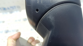 Right side mirror assembly Nissan Kicks 18-24 SR 12+2 pins, black KH3, with turn signal, with camera, heated, sand, scuffs