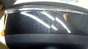 Right side mirror assembly Nissan Kicks 18-24 SR 12+2 pins, black KH3, with turn signal, with camera, heated, sand, scuffs