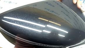 Right side mirror assembly Nissan Kicks 18-24 SR 12+2 pins, black KH3, with turn signal, with camera, heated, sand, scuffs