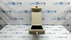 Rear seat backrest, 2nd row, central, BMW 3 G20 19-22, Canberra Beige leather, with armrest, dry-cleanable