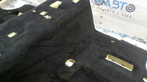 Rear floor covering BMW 3 G20 19-26 black, dry-cleanable, in glue