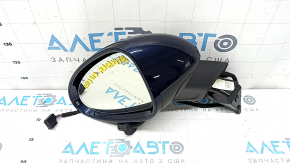 Left side mirror assembly Porsche Macan 15-26 15 pins, auto-dimming, auto-folding, turn signal, heated, backlight, blue