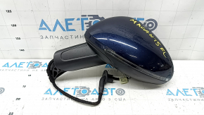 Left side mirror assembly Porsche Macan 15-26 15 pins, auto-dimming, auto-folding, turn signal, heated, backlight, blue