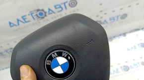 Airbag in the driver's steering wheel BMW 3 G20 19-24 black, scratches