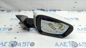 Right side mirror complete BMW 3 G20 19-26 5 pins, turn signal, heated, BSM, Shadow-Line, white, chip, scratches
