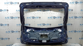 Naked trunk door with glass Porsche Macan 15-18 aluminum, blue N5, with spoiler bracket