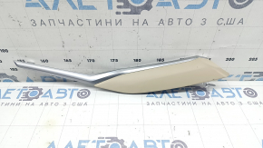 Right side center console trim BMW 3 G20 19-26 beige with chrome, scratches