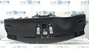 Torpedo front panel with AIRBAG Porsche Macan 15-18 black leather, rusty squib, needs cleaning
