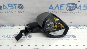 Right side mirror assembly Kia Sportage 23-26 3 pins, heated, silver + structure