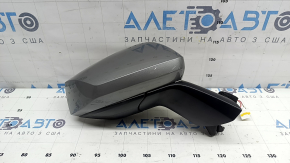 Right side mirror assembly Kia Sportage 23-26 3 pins, heated, silver + structure