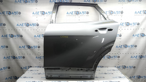 Bare rear left door Kia Sportage 23-26 silver KLG, with upper molding matte