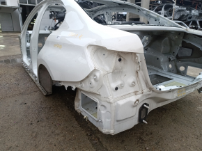 Quarter wing rear left BMW 3 G20 19-26 on the body, white