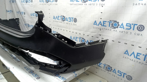 The rear bumper is bare, the middle part of the Kia Sportage 23-25 structure, the fasteners are broken, cracked