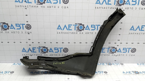 Front bumper lip right Kia Sorento 19-20 structure, black, scratches
