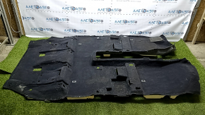 Kia Sorento 16-20 black floor covering for 3 rows, for cleaning