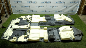 Kia Sorento 16-20 black floor covering for 3 rows, for cleaning