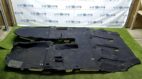Kia Sorento 16-20 black floor covering for 3 rows, for cleaning