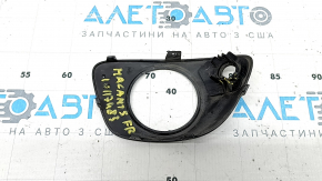 Right fog light frame for Porsche Macan 15-18 for parking sensors, structure, bumps, broken parking sensor mounts