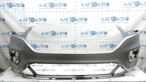 Front bare bumper Ford Escape MK3 17-19 rest silver UX, chipped, pressed, non-factory holes