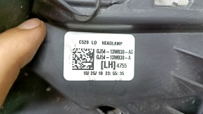 Front left headlight Ford Escape MK3 17-19 rest, halogen, light, scratches under the glass