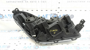 Front left headlight Ford Escape MK3 17-19 rest, halogen, light, scratches under the glass