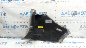 Rear bumper bare left Ford Escape MK3 17-19 rest, silver, worn