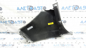 Rear bumper bare right Ford Escape MK3 17-19 rest, silver, worn